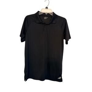BCG Boys Size XL Black Golf Polo Short Sleeve Shirt Uniform Neutral Capsule